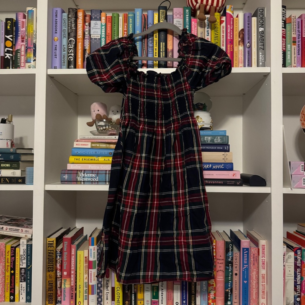 hill house tartan nap dress mini